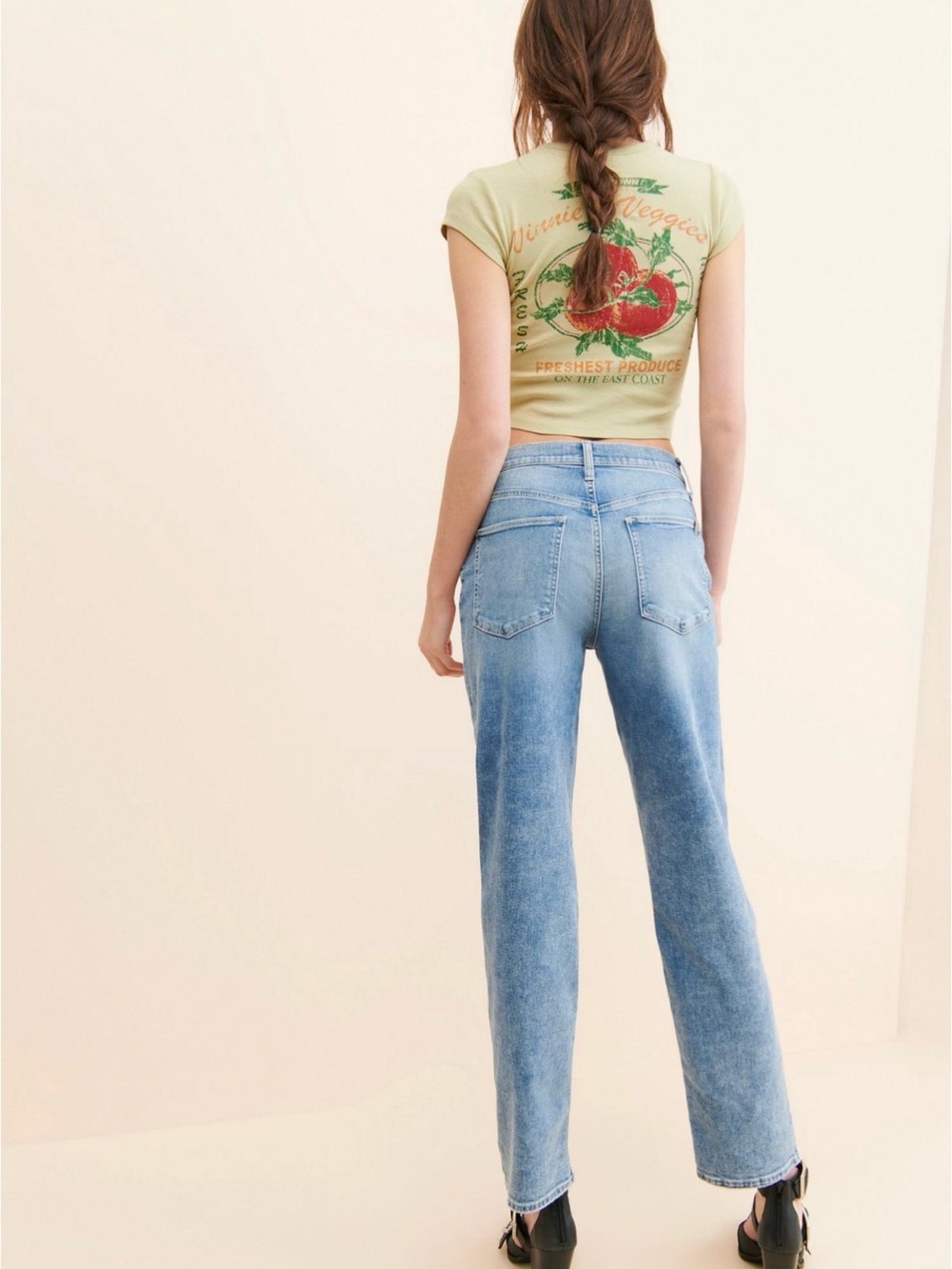 Joe's Jeans Niki 90’s Light Blue Straight Leg High-Rise Jeans